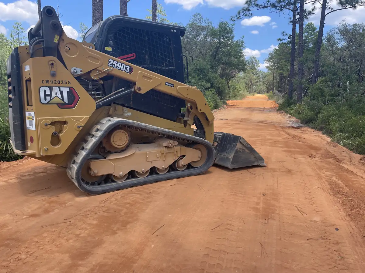 Land clearing project in Northwest Florida