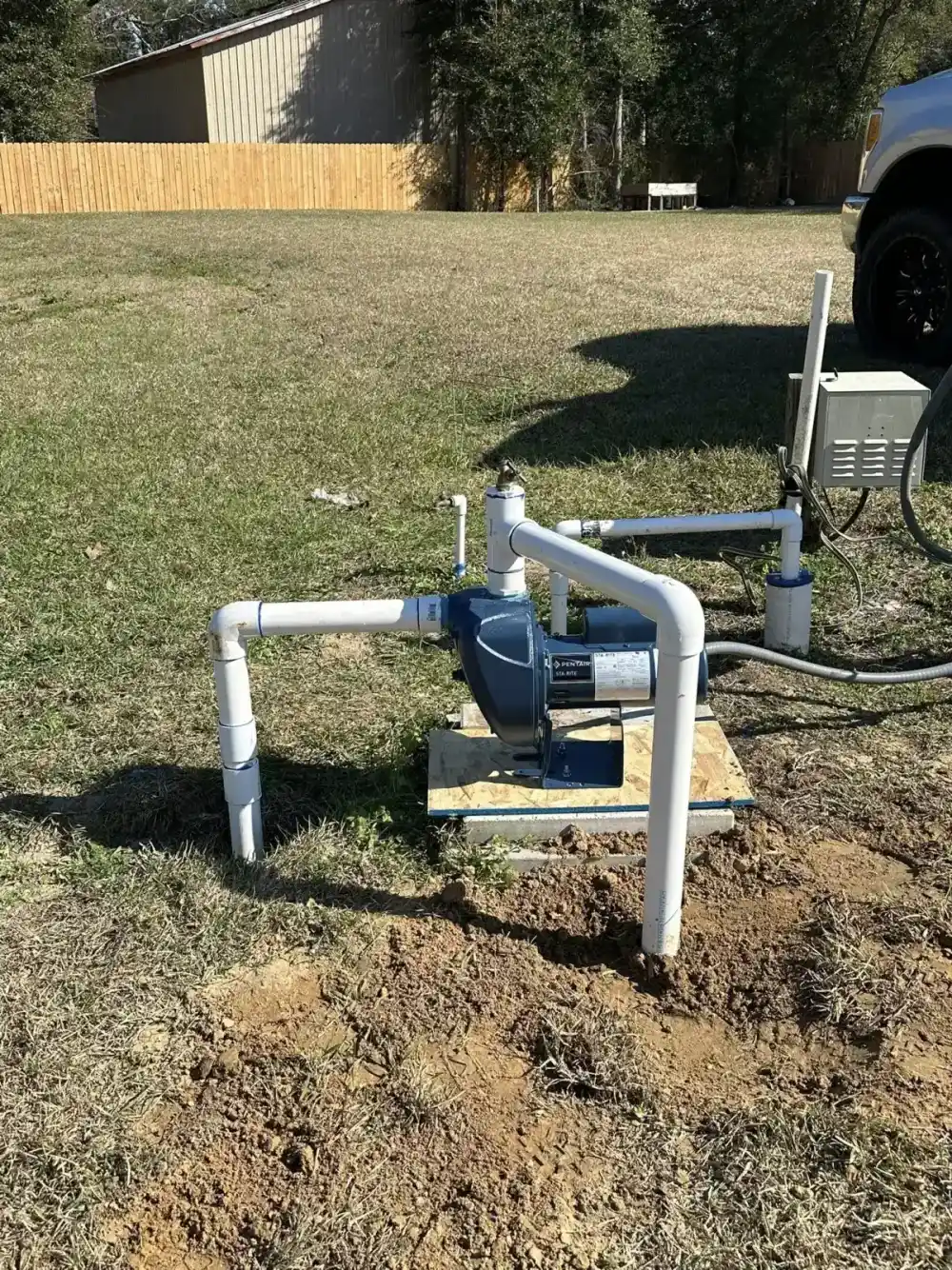 Irrigation system installation completed on Gulf Coast property
